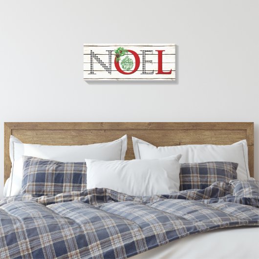 Buffalo Pset NOEL, Peace Canvas Print (Insitu (Slaapkamer))