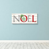 Buffalo Pset NOEL, Peace Canvas Print (Insitu (Houten vloer))
