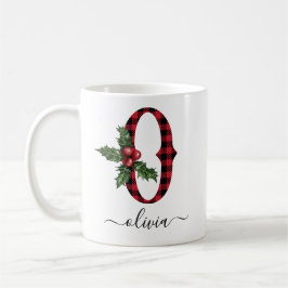 Buffalo Pset O Monogram kerstkoffie Mok