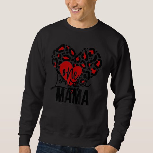 Buffalo Pset One Loved Mama Life Heart Valentijns Trui (Voorkant)