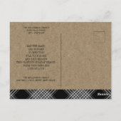 Buffalo Pset op kerstfoto van Kraft Merry Briefkaart (Achterkant)