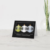 Buffalo Pset Ornamenten Merry Kerstmis Kaart (Voorkant)