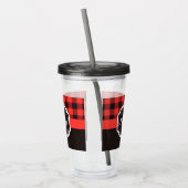 Buffalo Pset Patroon Acryl Drinkbeker (Links)
