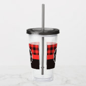 Buffalo Pset Patroon Acryl Drinkbeker (Rechts)