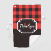 Buffalo Pset Patroon Golfhanddoek (Insitu)