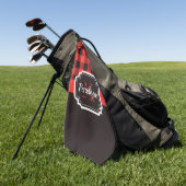 Buffalo Pset Patroon Golfhanddoek (Groen)