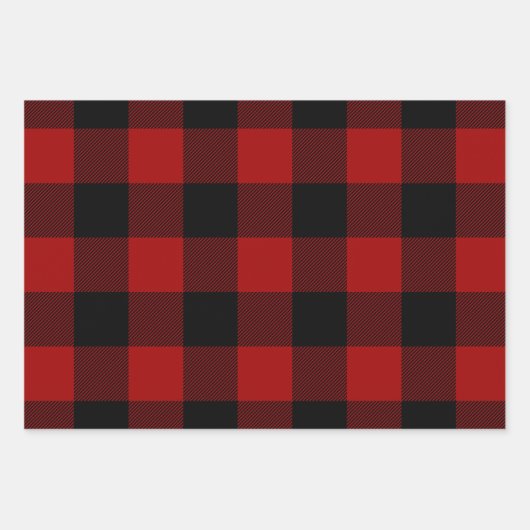 Buffalo Pset Patroon Inpakpapier Vel (Voorkant 2)