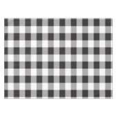 Buffalo Pset Pattern Black and White Farmhouse Tafelkleed (Voorkant (Horizontaal))
