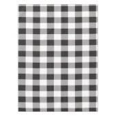 Buffalo Pset Pattern Black and White Farmhouse Tafelkleed (Voorkant)