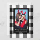 Buffalo Pset Pattern Fotosjabloon aangepast Kaart (Voorkant)