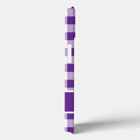 Buffalo Pset Pattern Paars White Personaliseren Case-Mate iPhone Case (Achterkant / Rechts)