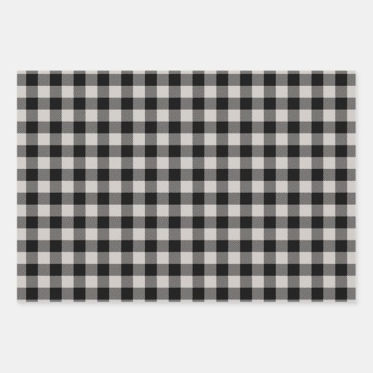 Buffalo Pset Pattern-set voor feestdag kerstmis Inpakpapier Vel (Voorkant 3)