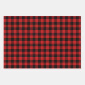 Buffalo Pset Pattern-set voor feestdag kerstmis Inpakpapier Vel (Voorkant)