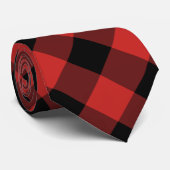 Buffalo Pset Pattern Stropdas (Opgerold)