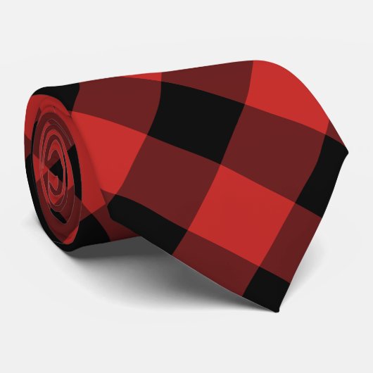 Buffalo Pset Pattern Stropdas (Opgerold)