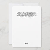 Buffalo Pset Photo Collage Snowflake Kerstmis Feestdagenkaart (Achterkant)