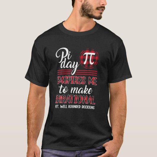 Buffalo Pset Pi Symbool Pi Dag geïnspireerd me Wis T-shirt (Voorkant)