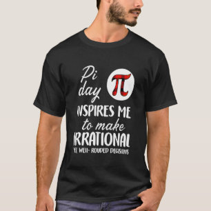 Buffalo Pset Pi Symbool Pi Dag geïnspireerd me Wis T-shirt