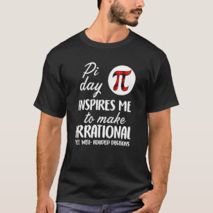Buffalo Pset Pi Symbool Pi Dag geïnspireerd me Wis T-shirt