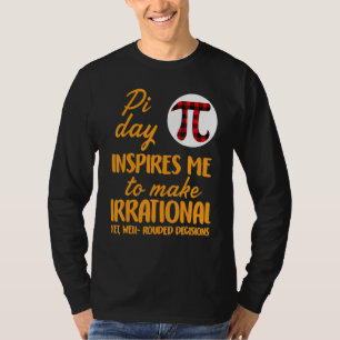 Buffalo Pset Pi Symbool Pi Dag geïnspireerd me Wis T-shirt