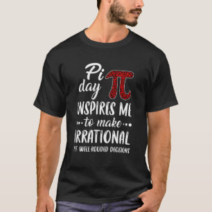 Buffalo Pset Pi Symbool Pi Dag geïnspireerd me Wis T-shirt