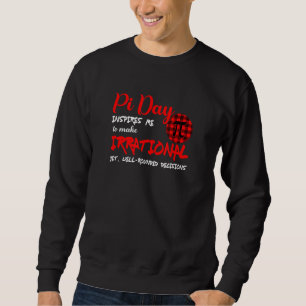 Buffalo Pset Pi Symbool Pi Dag geïnspireerd me Wis Trui