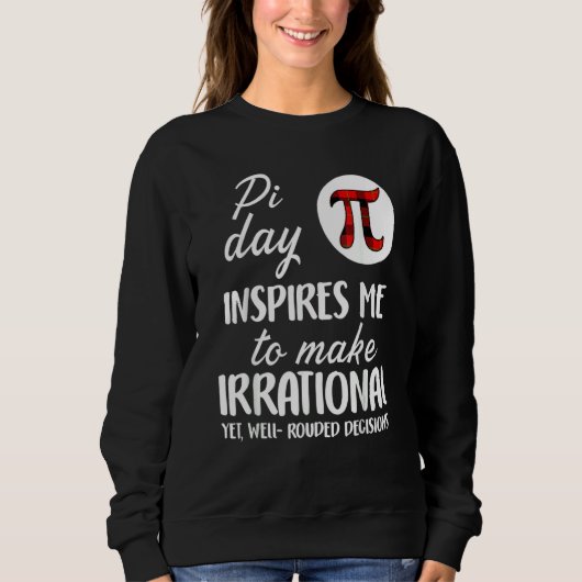 Buffalo Pset Pi Symbool Pi Dag geïnspireerd me Wis Trui (Voorkant)