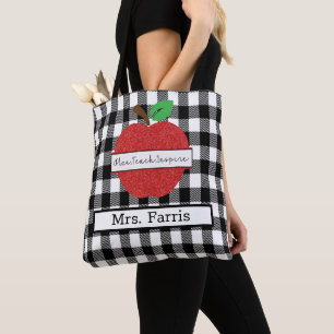 Buffalo Pset Red Apple leraar waardering  Tote Bag
