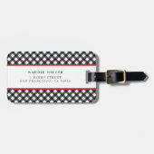 Buffalo Pset Red Black Classic Bagagelabel (Voorkant horizontaal)