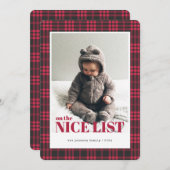 Buffalo Pset Red Black Lijst met mooie foto's Kers Kaart (Voorkant / Achterkant)