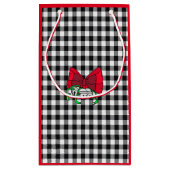 Buffalo Pset Red Bow Merry Kerstmis Klein Cadeauzakje (Achterkant)