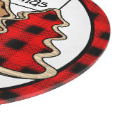 Buffalo Pset, Red Gingham, kerstbomen Snijplank (Hoek)