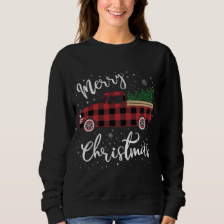  Buffalo Pset Red Truck Merry Kerstmis Trui