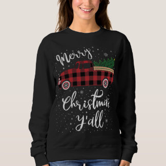  Buffalo Pset Red Truck Merry Kersty Trui
