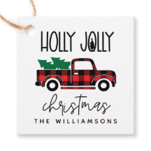 Buffalo Pset Red  Truck Name Holiday