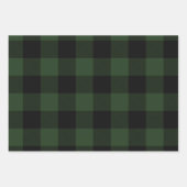 Buffalo Pset Rob Roy Check Green Pset Pattern Inpakpapier Vel (Voorkant)
