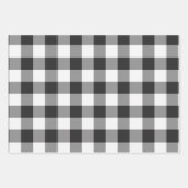 Buffalo Pset Rob Roy Check White Pattern Inpakpapier Vel (Voorkant 2)