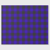 Buffalo Pset Royal Blue Check Cadeaupapier (Vlak)