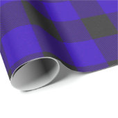 Buffalo Pset Royal Blue Check Cadeaupapier (Rol Hoek)