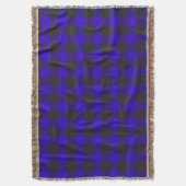 Buffalo Pset Royal Blue Check Deken (Voorkant Verticaal)