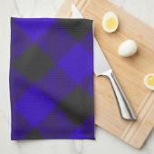 Buffalo Pset Royal Blue Check Theedoek (Quarter Fold)