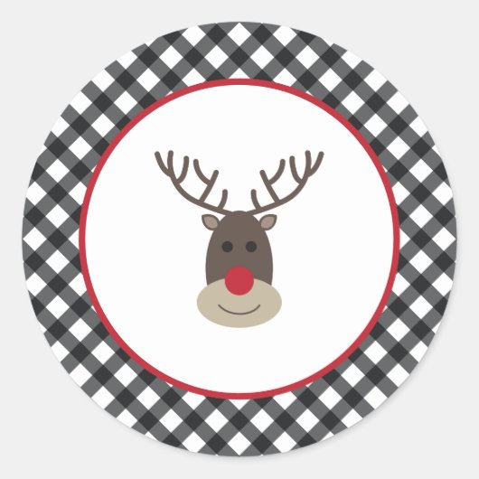 Buffalo Pset Rudolph Stickers Feestdagen met kerst (Voorkant)