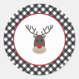 Buffalo Pset Rudolph Stickers Feestdagen met kerst