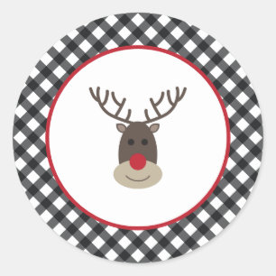 Buffalo Pset Rudolph Stickers Feestdagen met kerst