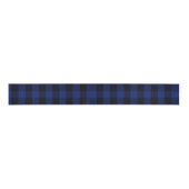 Buffalo Pset Rustic Lumberjack Black en Blue Grosgrain Lint (Voorkant)