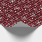 Buffalo Pset sneeuwflake kerstmis Cadeaupapier (Hoek)