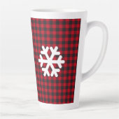 Buffalo Pset Snowflake Holiday Latte Mok - Aangepa (Rechts)