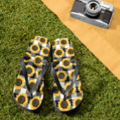 Buffalo Pset Sunflower Black White Teenslippers
