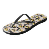 Buffalo Pset Sunflower Skull Teenslippers (Schuin)