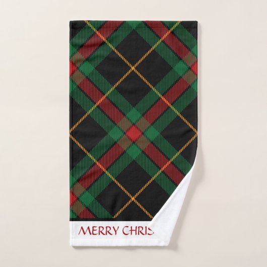 Buffalo Pset Tartan Kerst Bad Handdoek (Handdoek)
